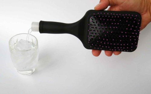 Binocktails Bev-Brush, geheimes Getr&auml;nkefl&auml;schen in Haarb&uuml;rsten-Form