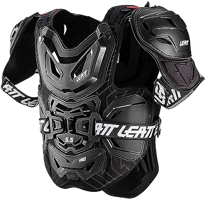 Leatt 5,5, Motorrad, Unisex, Erwachsene, XL, Schwarz