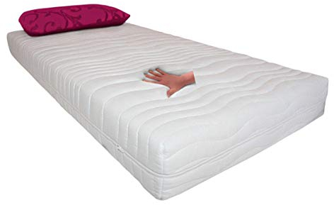 Supply24 since 2004 Gelmatratze/Gelschaum Matratze Comfort Höhe 20 cm, 5 cm Gel (Schaum) + Kaltschaum H2 / Memory Schaum Schlafen Sie ähnlich wie im Wasserbett günstig (100 x 200 cm)