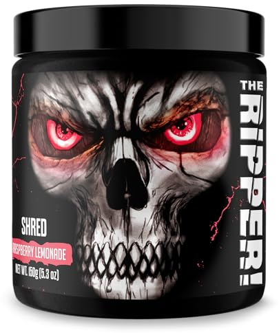 JNX SPORTS The Ripper! Fat Burner for Men & Women – Shredding Thermogenic Fat Burner, Pre-Workout & Appetite Suppressant –Raspberry Lemonade, 30 Servings