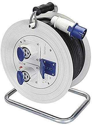 PROLUNGA AVVOLGITORE AVVOLGICAVO 30 METRI CON DISGIUNTORE TERMICO CAVO 3X2,5 mm