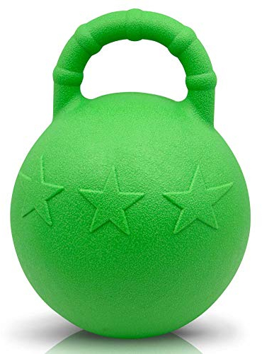 AMKA Pferdeball Star für Stall und Weide, bissfest in hellgrün