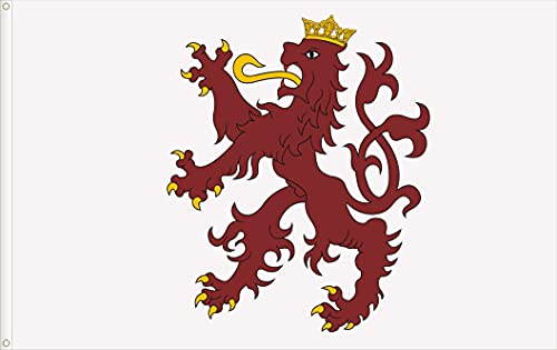 FLAGGE VON LIMBURG. BELGIEN. HOCHWERTIG SEIDENSATIN QUALITÄT. GRÖßE VON 150X90 CM