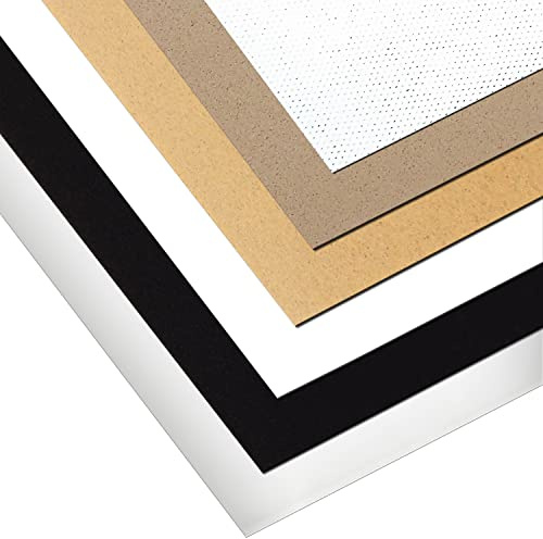Worbla Finest Black Transpa Pearly Meshed KobraCast Lot de 6 tableaux muraux, 25 x 18,7 cm, Noir