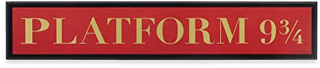 Harry Potter Platform 9 3/4 Wood Wall Decor | Fun Harry Potter Sign for Bedroom or Movie Room