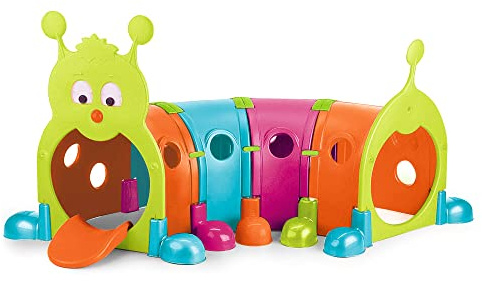 FEBER – Febergus, Tunel de Juego Infantil Deportivo, para Interior y jardín, con 4 módulos de Colores ampliables, Juguete de Exterior para niños y niñas +3 años, Famosa (FEU12000), Versión Actual