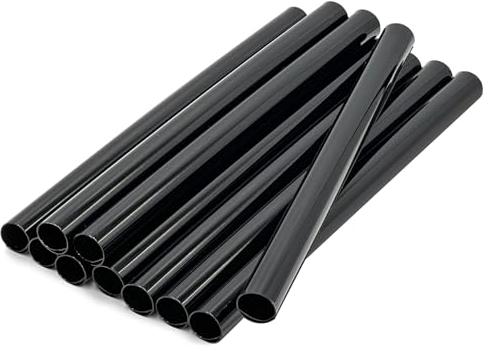 200mm x 15mm Radiator Pipe Covers Black- Pipe Covers- Radiator Pipe Covers (10 Pack)