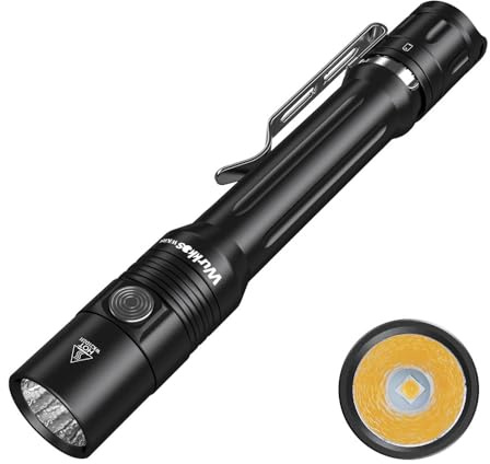 Wurkkos WK05 Stiftlicht Taschenlampe, 900 Lumen Mini LED, IP68 Wasserdicht, Hoher CRI 90+ für Notfall, Camping, Mechaniker