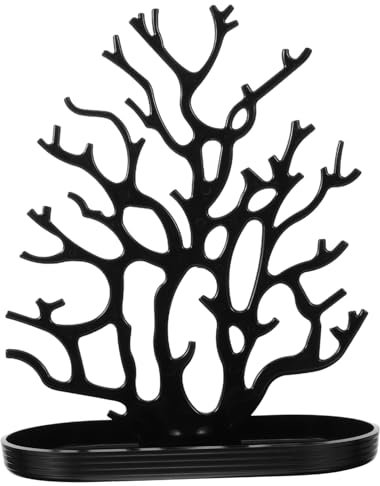 SHERCHPRY 3 x Ausstellungsregale, Holzschild für Boot, Armband, Präsentationsständer, Schreibtisch-Trennwand, Klemme, Ohrringhalter, Baum, Schmuckständer, Schmuckständer, Requisiten, 3 Stück