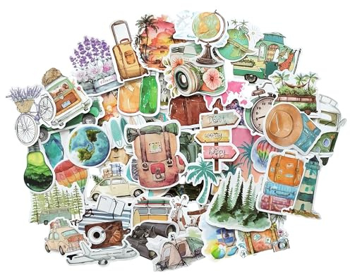 Scrapbook zubehör sticker aesthetic stickers scrapbook vintage aufkleber fotoalbum journal stickers koffer zubehör laptop sticker scrapbooking sticker reise aufkleber urlaub
