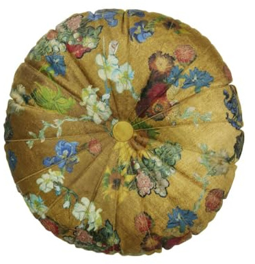 Beddinghouse x Van Gogh Museum Boule de Fleurs Zierkissen - Dia 40 cm - Andere Qualitäten - Gold