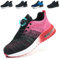 Scarpe Antinfortunistiche Uomo Donna Leggere Traspiranti Scarpe da Lavoro Scarpe Sicurezza Antiscivolo Comode Regolazione Rapida dei Lacci, Rosa, EU 40