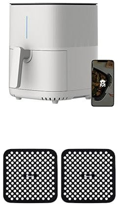 MasterPRO I-ROCKET 500 - Friggitrice ad aria calda 1500 W 5 L - 12 programmi - Applicazione e controllo WiFi - Rivestimento antiaderente - Ricettario online - Rivestimenti in silicone