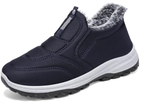ZVJV Mujer Hombre Botas De Nieve para Invierno Zapatos Extra Ancho Invierno Cálidas Antideslizantes y Cómodos