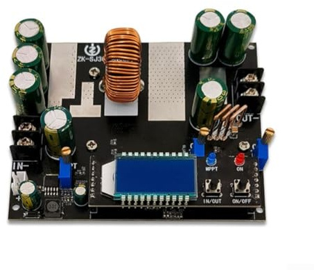 Niceminiwall Module BuckBoost MPPT 700 W avec tension et courant réglables pour la gestion de l'énergie solaire et les applications de charge de batterie (avec écran)