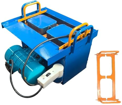 Cement Blocks Forming Machine,Soil Block Maker,Block Machine Concrete Maker,23kn Pressure, 45s Fast, 30 Bricks/H,Multiple Molds Optional, for Cement and Concrete Blocks(H2)
