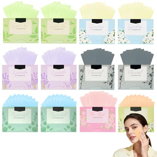 1200 Blatt Öl Blotting Blätter Für Das Gesicht Gesichts-Löschpapier Geeignet Für Männer Und Frauen Insbesondere Für Fettige Haut Sorgt Für Ein Frisches Hautgefühl
