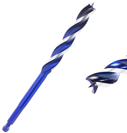 Wood Drill Bits, 10mm x 155mm Long Drill Bit for Wood Carbon Steel Quick Change Hex Shank Wood Drill Bit for Woodworking, Softwood and Plastic