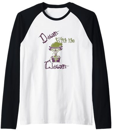 Juggalette ICP Whoop Whoop Hatchet Guy Vibrant Colors Design Raglan Baseball Tee