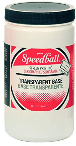 Speedball 32oz 944ml Fabric & Acrylic Transparent Base, Screen Printing, Transparency Media, Print Making Accessories, Tools, For Screen, Block Printing Kit, Home, Artist Studio Office