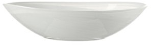 Leonardo Alabastro, Scodella Ovale, Vetro Semitrasparente, Bianco, 22 cm, 031198