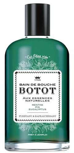 Botot Bain de Bouche Menthe Pin Eucalyptus, 250 ml