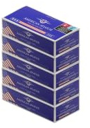 American Aviator 200 Full Flavour Cork Tipping XL Filter Zigarettenhülsen 1000 Stück (5x200) King Size 84 mm Extra Long Stopfhülsen für Stopfmaschine