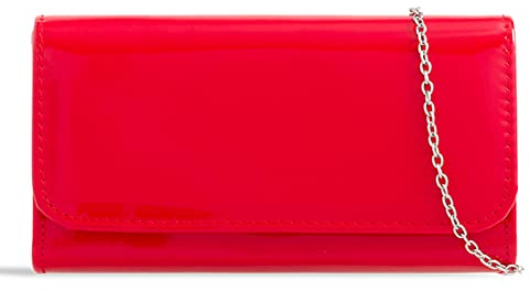 fi9® Clutch-Handtasche für Damen, einfarbig, für Hochzeit, Party, Abschlussball, Abend