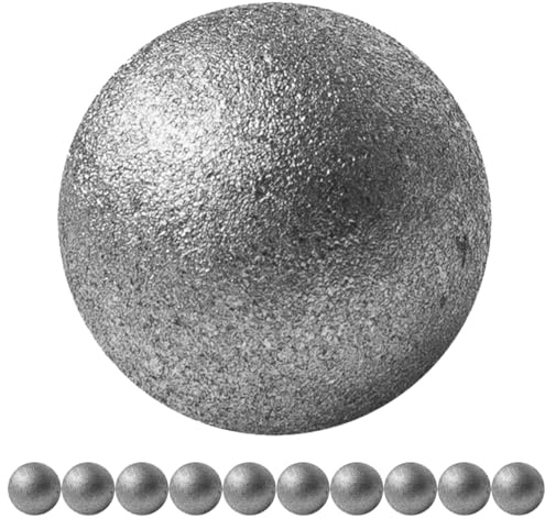 Stal Vollkugeln Stahlkugel Ø15-Ø50mm Kunstschmiede Metall Ball Kugeln (Ø40mm -43.040/10 Stück)
