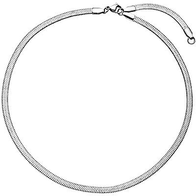 Purelei® I'lalo Choker (Silber) – Elegante Kette aus Edelstahl – Verstellbare Länge 35/40 cm – Schmuck inspiriert von Hawaii – Designed in Germany