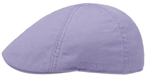Stetson Texas Cotton Flatcap UV Schutz 40+ Unifarbene Schirmmütze Frühjahr Sommer