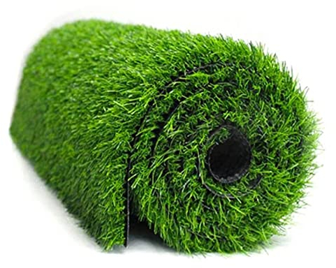 pujindu Césped Artificial, 0.79 Grueso Hierba Falsa Tapete Puerta, Realista Interior Exterior Jardín Césped Patio Sintético Alfombra Hierba, Limpieza Fácil (Color : Verde, Tamaño : 1mx9m)