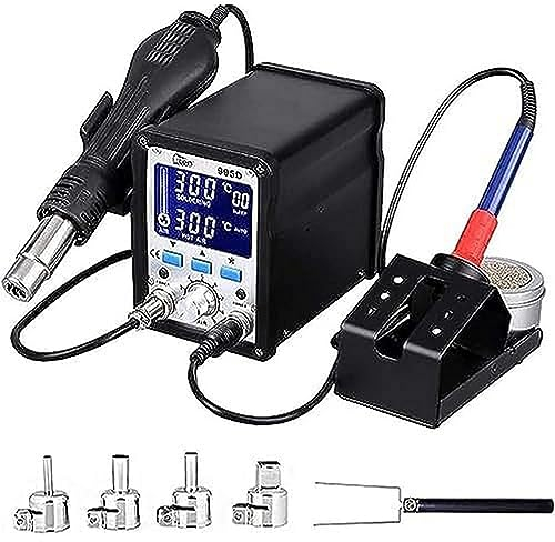 Estación de soldadura digital estación de aire caliente pistola de aire caliente 750W estación de desoldadura con pantalla de temperatura 995D