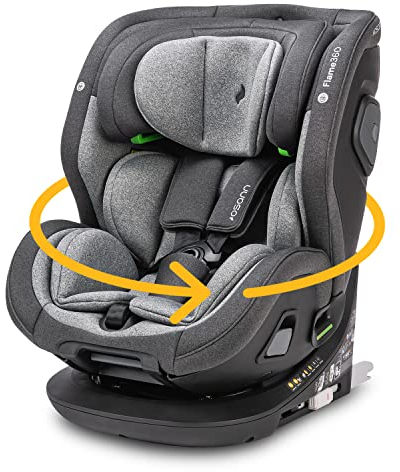Osann Flame360 i-Size Kinderautositz Reboarder (40-150 cm) - Universe Grey