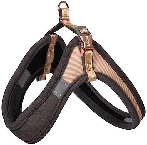 ROGZ Urban Harness Hundegeschirr, Größe S, 34–40 cm, goldfarben