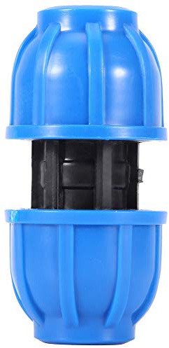 Conector de Tubería Conector Recto Pe Plástico 5 Uds Pe Plástico 20Mm a 20Mm Conector de Tubería de Agua Recta Adaptador de Conexión de Tubería