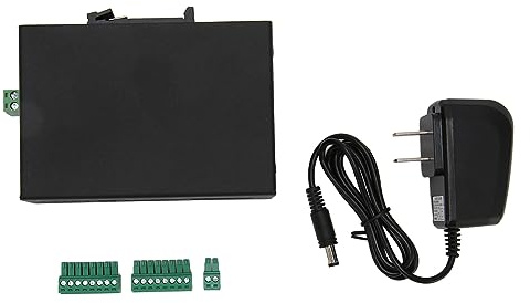 ciciglow Convertisseur Série RS232 RS485 RS422 vers Fibre, 1 à 8 Répartiteurs RS485, Modem Optique Bidirectionnel Haute Vitesse pour Système Industriel, Communication, Transport,