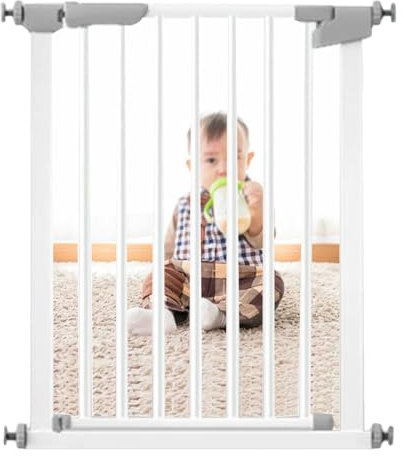 Treppenschutzgitter, Hundetür, Sicherheitsgitter Mit Druckanpassung, Verstellbare Breite 65–77 Cm (25,6–30,3 Zoll), Schraubenfreie Installation, Geeignet For Kinder Und Haustiere ( Size : Width 65-71c