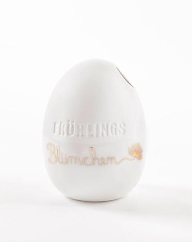 Eiervase Frühlingsblümchen, Porzellan