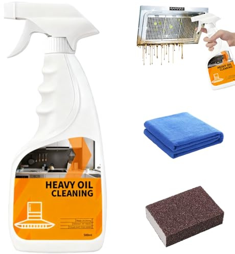 Heavy Duty Küchenreiniger, 2026 Neu Multifunktionaler Backofenreiniger, Reinigerspray Entfernt Fett Schmutz für Herd, Backofen, Edelstahl Arbeitsplatten Schnelle Reinigung Ohne Rückstände (1Pcs)