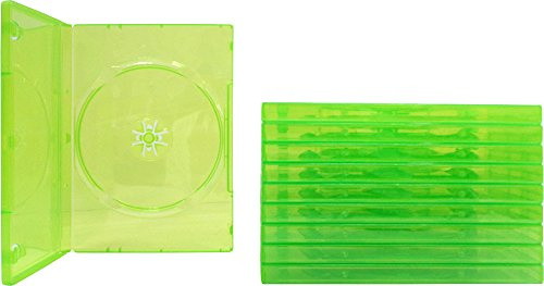 Lot de 10 boîtes de Jeux vides Standard pour Xbox 360 Vert translucide #DVBR14XBOX