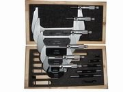 Bügelmessschrauben Set 0-100mm 0,001mm Teilung 4 teilig