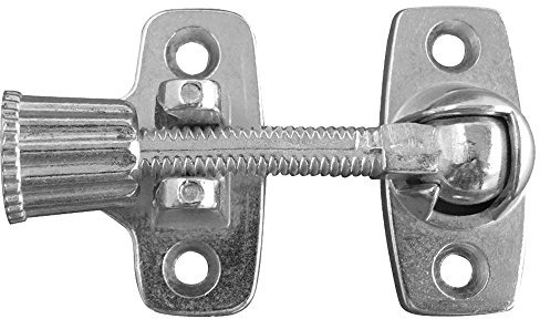 Merriway BH04797 (2 Pcs) Bright Zinc Plated Brighton Style Sash Window Lock Fastener - Pack of 2 Pieces