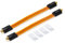 conecto CC50244 Premium Fensterdurchführung für SAT Kabel koaxial (F-Kupplung auf F-Kupplung, vergoldet) inkl. Klebepads, 26cm, kupfer (2 Stück)