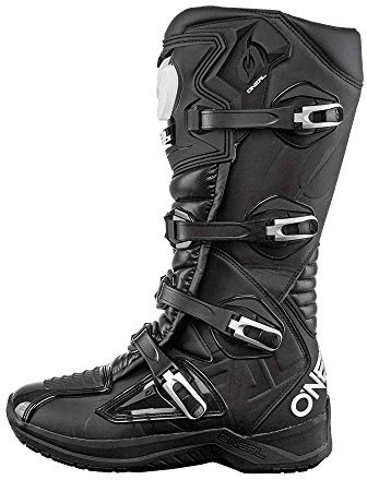 O'NEAL Motocross Stiefel RMX Boot EU I Enduro Motorrad I Ergonomische Motorradschuhe Herren & Damen mit Anti-Rutsch Sohle I Schwarz I Größe 43