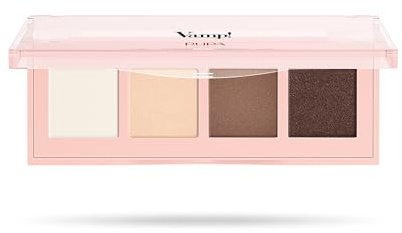 Pupa Palette 4 Ombretti Vamp! 001 Natural Matt - Una Selezione di Colori “must have” disponibile in 6 Varianti e 3 diversi Finish per creare Eye Make up Look da naturali a intensi