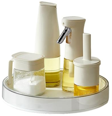 Estante giratorio de especias - Spinner organizador de hierbas antideslizante | Spinner de especias Carrusel de hierbas, estante de especias para mesa de refrigerador de gabinete de cocina