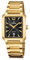Festina Damenuhr F20680/4 On The Square Gehäuse Armband Edelstahl Gold F20680