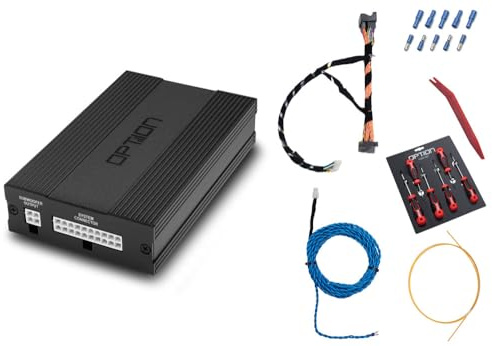 OPTION DSP-6 kompatibel mit Seat Leon Typ KL mit Seat-Standard-Soundsystem ab Werk - 6-Kanal DSP-Verstärker Plug & Play Soundupgrade V1 inkl. Kabelsatz