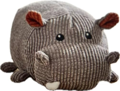 khevga Hippo Door Stop - Decorative Fabric Door Holder, 22 x 13 x 9 cm, Heavy Animal Door Blocker for Kids Room, Living Room and Office